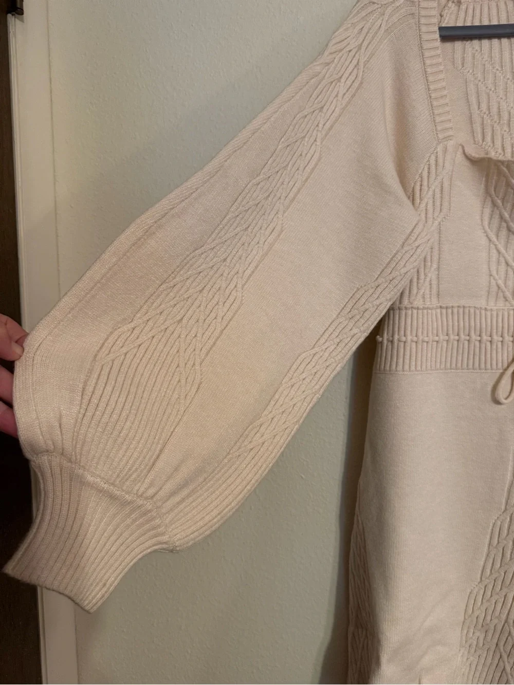 Free People cable knit
